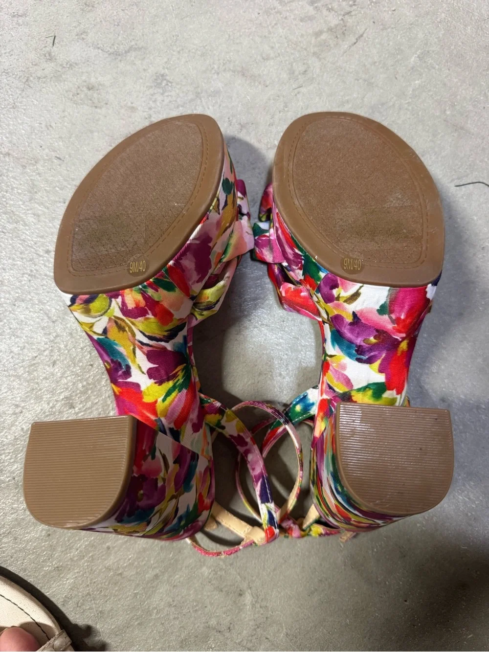 Jessica Simpson Floral Ginien Platform Sandal Womens 9 M New With Flaw
